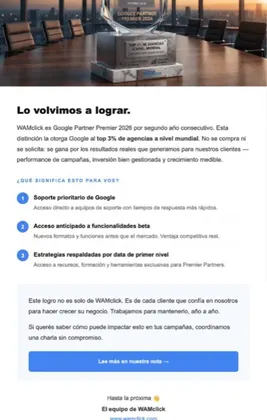 Ejemplo de newsletter